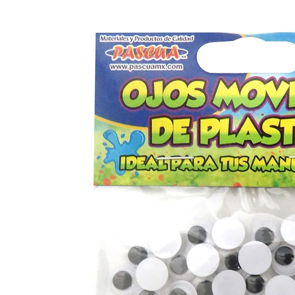 OJITOS MOVIBLES 15MM PASCUA BOL.C50PZ E.20 C.500